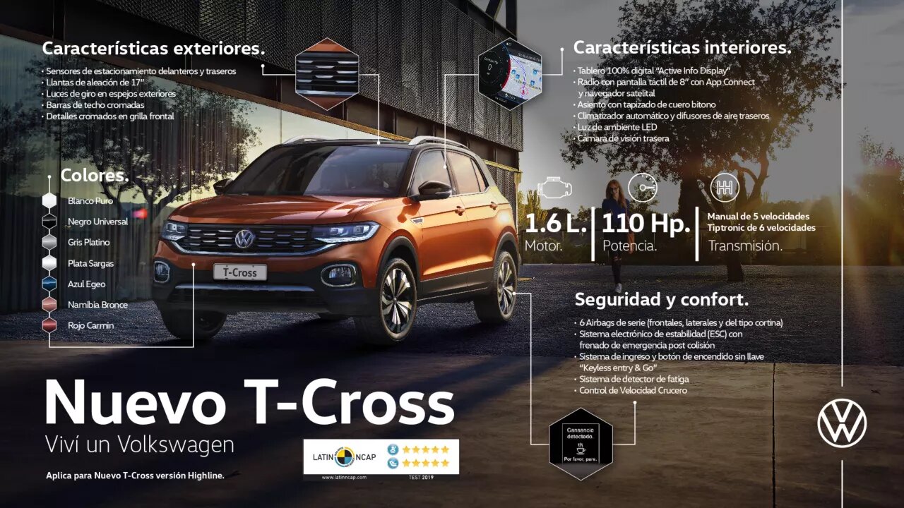  Nuevo T-Cross | Andina Volkswagen
